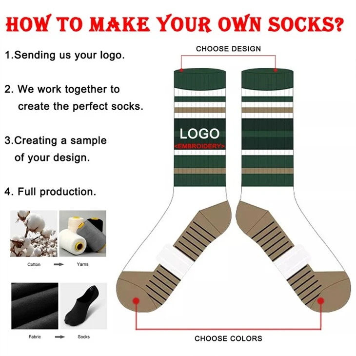 Striped Basketball Socks